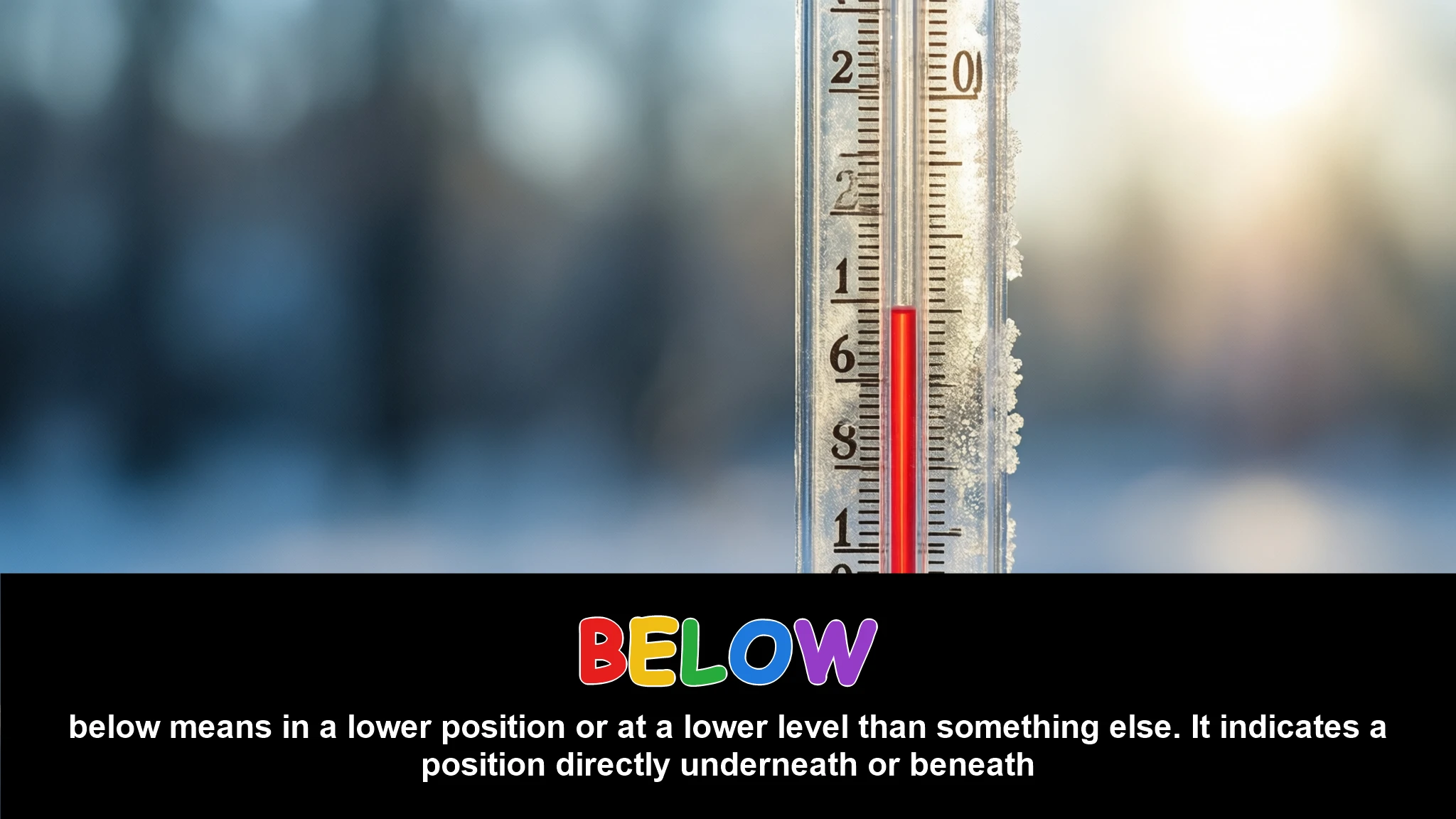 English Illustration for below